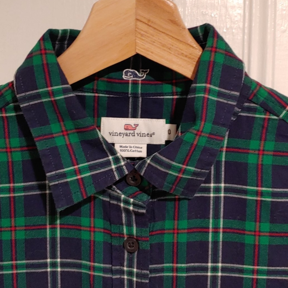 Vineyard Vines Flannel Popover Shirt
